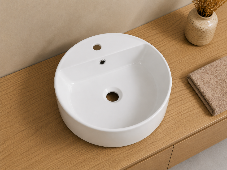 LUCCO LAVABO OLA 44 CM BEYAZ