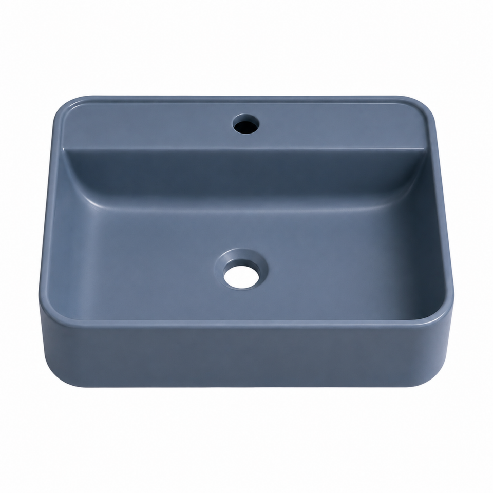 LAVABO 60 CM VERO MAT PETROL MAVİ LUCCO
