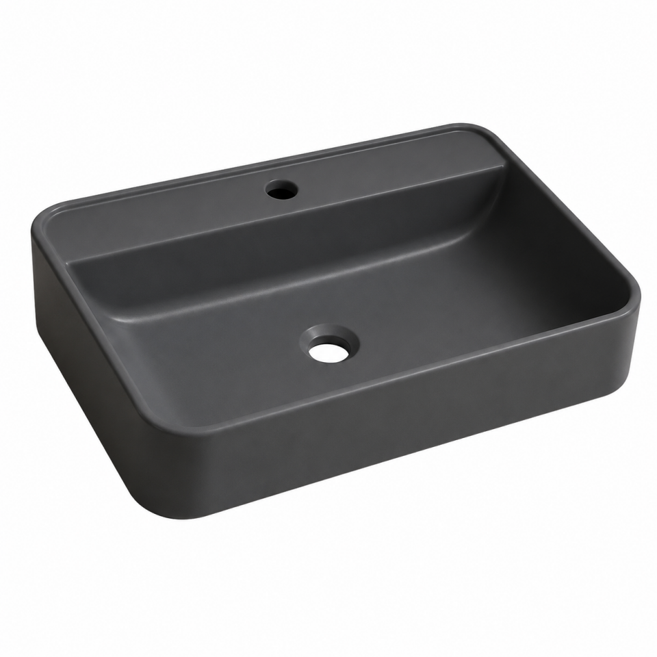 LAVABO 60 CM VERO MAT ANTRASİT LUCCO