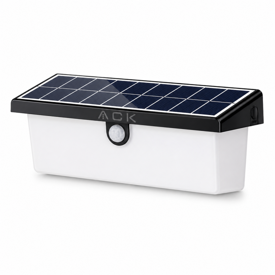 ACK SOLAR LED DUVAR APLİĞİ DİMLİ SİYAH IP54 AG60-03851