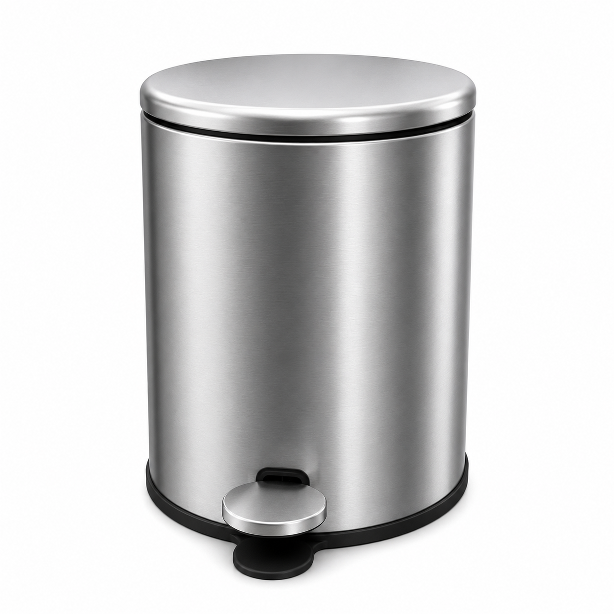 PRİMANOVA CİGO ÇÖP KOVASI PEDALLI 6 LT MAT METAL
