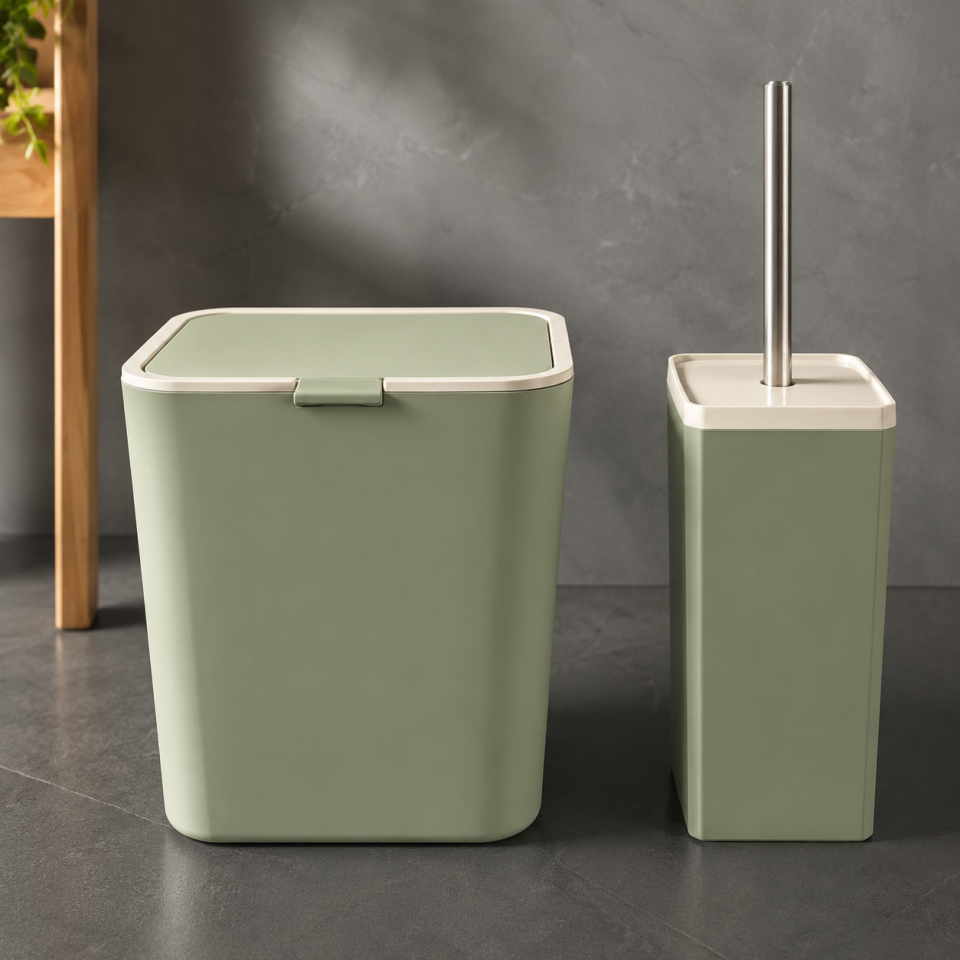 PRİMANOVA FLİP 2Lİ BANYO SETİ YEŞİL