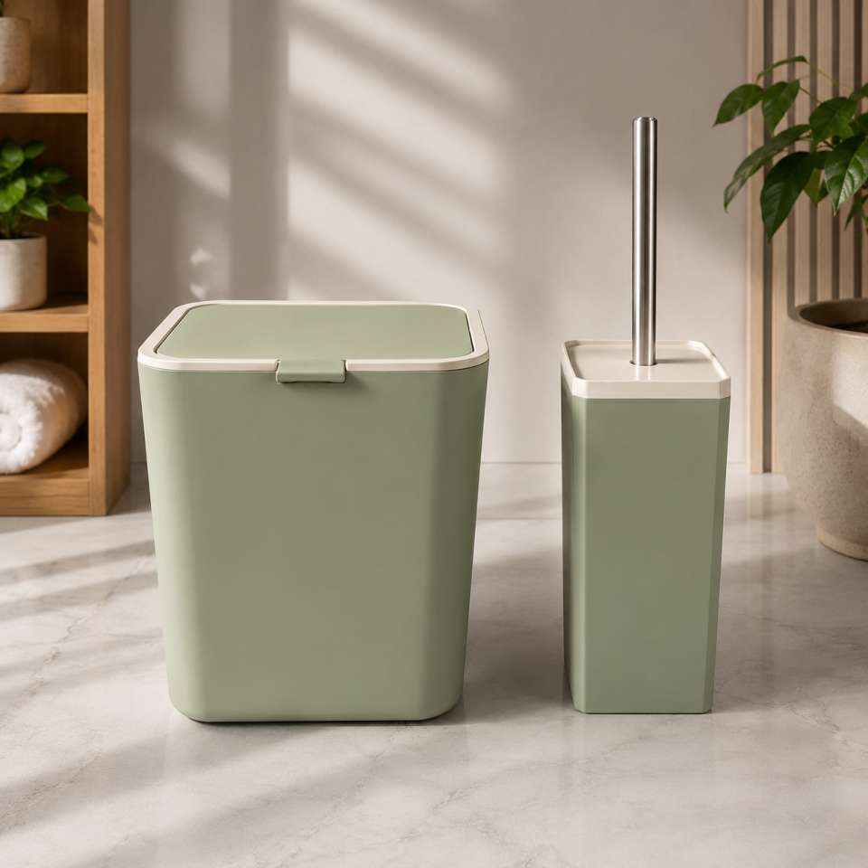 PRİMANOVA FLİP 2Lİ BANYO SETİ YEŞİL