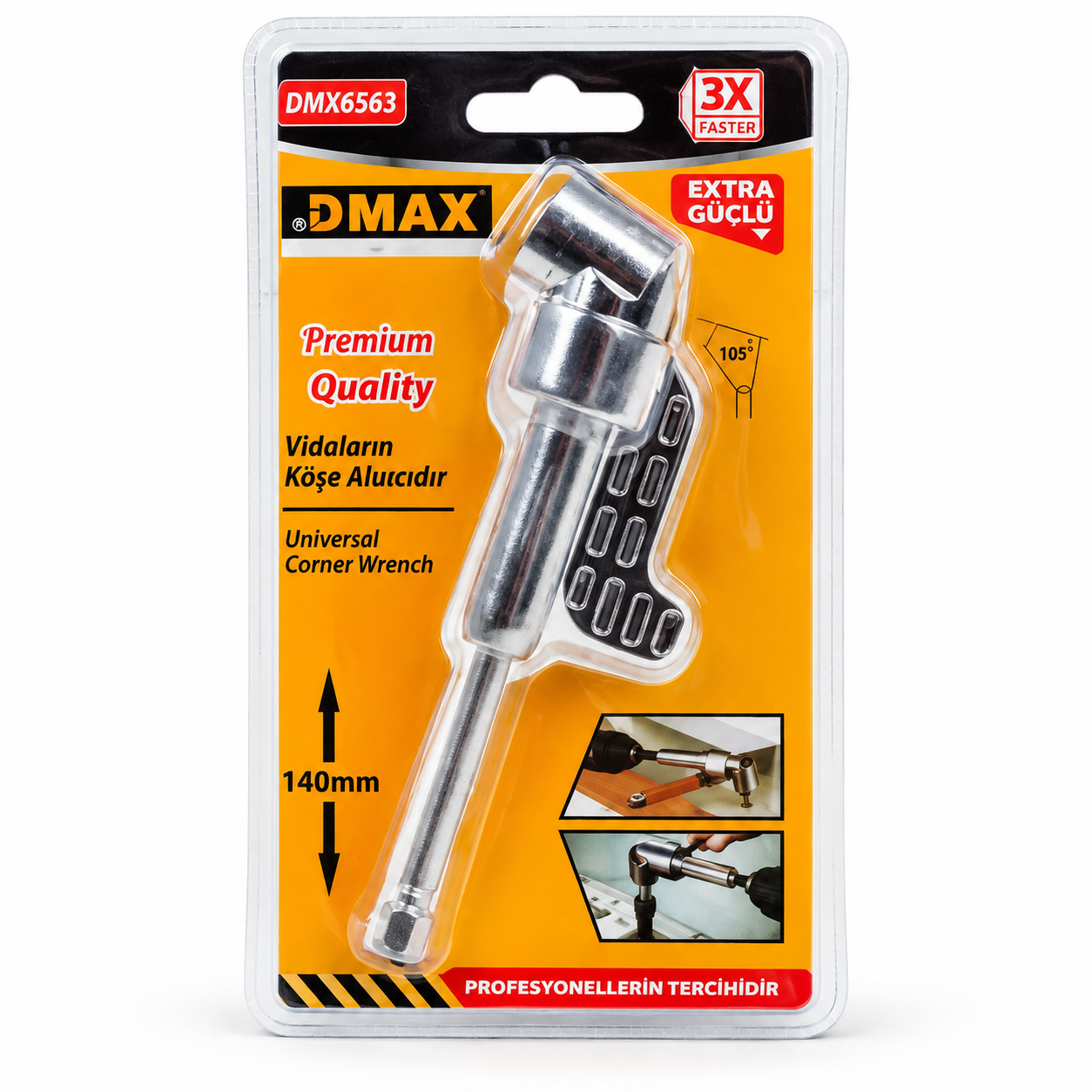DMAX VİDALAMA KÖŞE APARATI 140 MM DMX4543