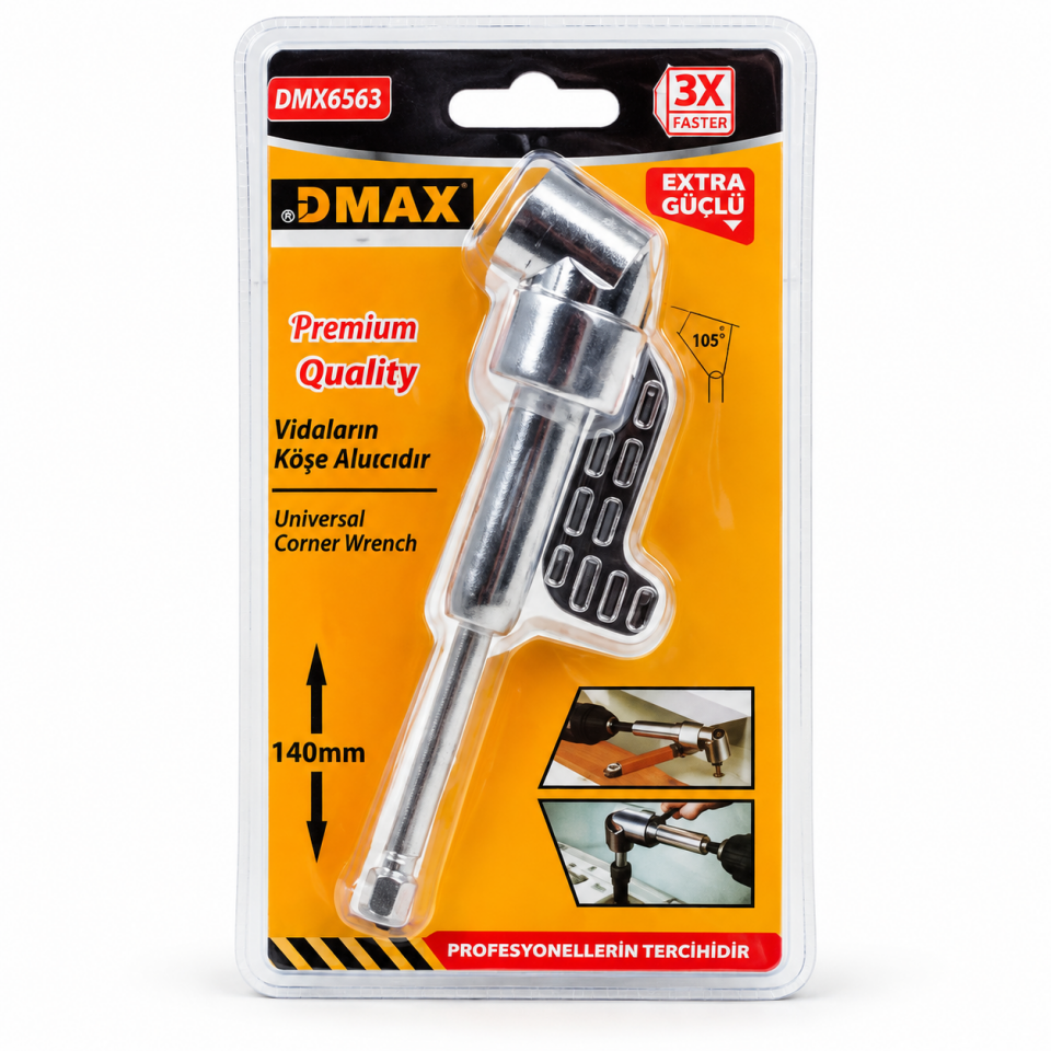 DMAX VİDALAMA KÖŞE APARATI 140 MM DMX4543