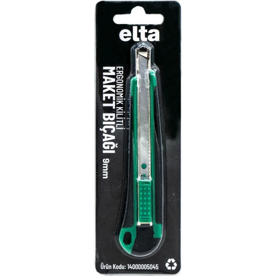 ELTA ERGONOMİK KİLİTLİ MAKET BIÇAĞI 9 MM