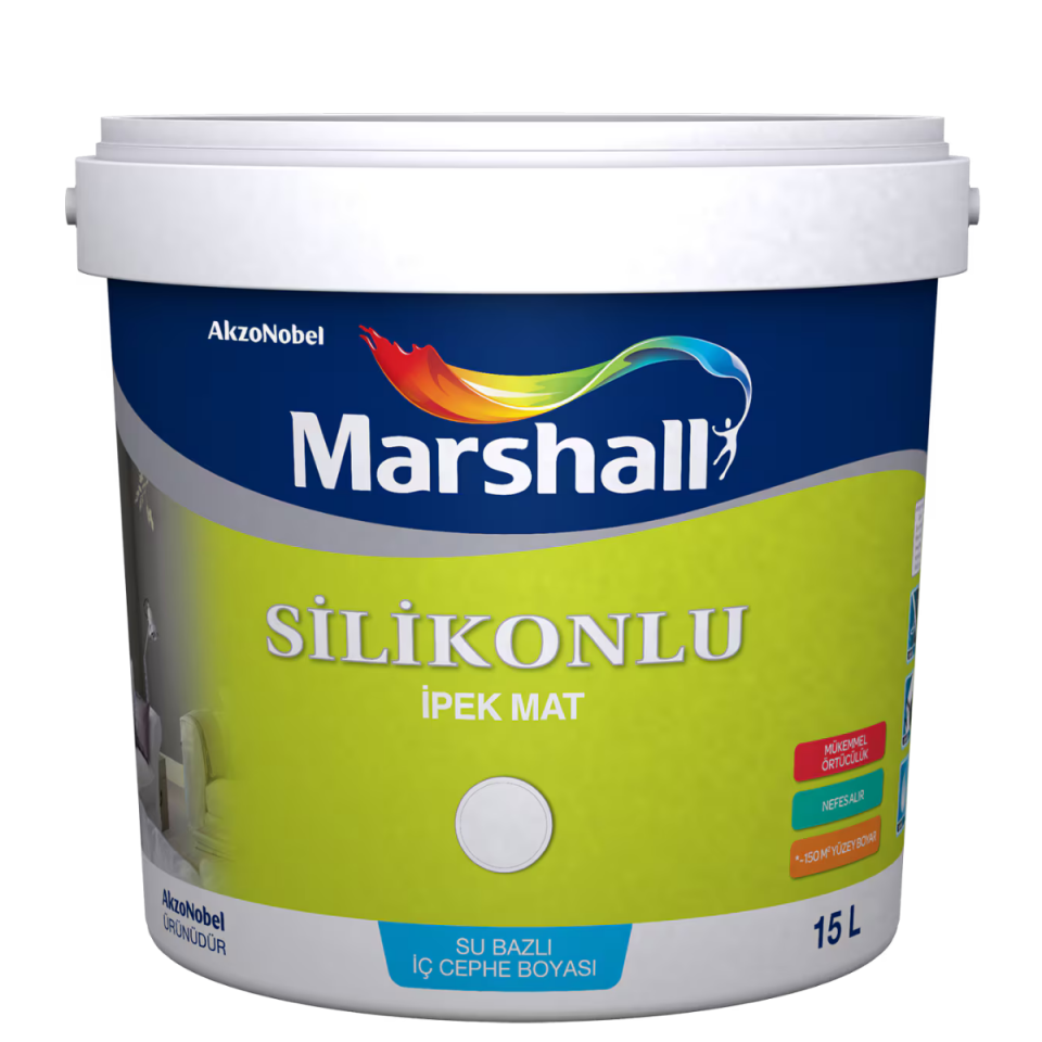 MARSHALL MAX. SİL. İPEK MAT BEYAZ 7,50L 5309479
