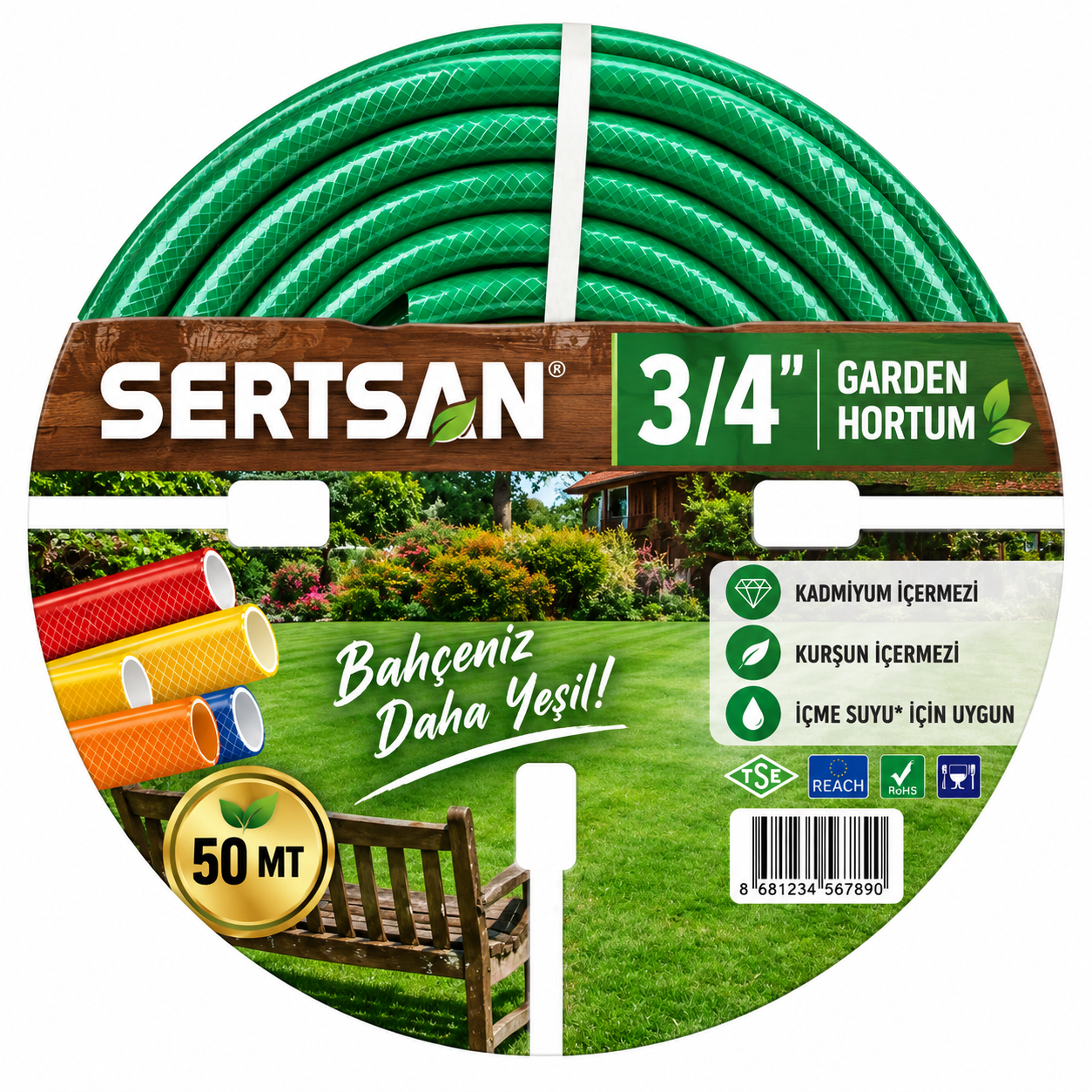 SERTSAN 3/4 GARDEN HORTUM 50MT