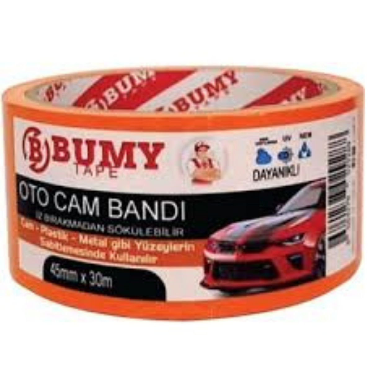 BUMY OTO CAM BANDI TURUNCU 45MMX30MT