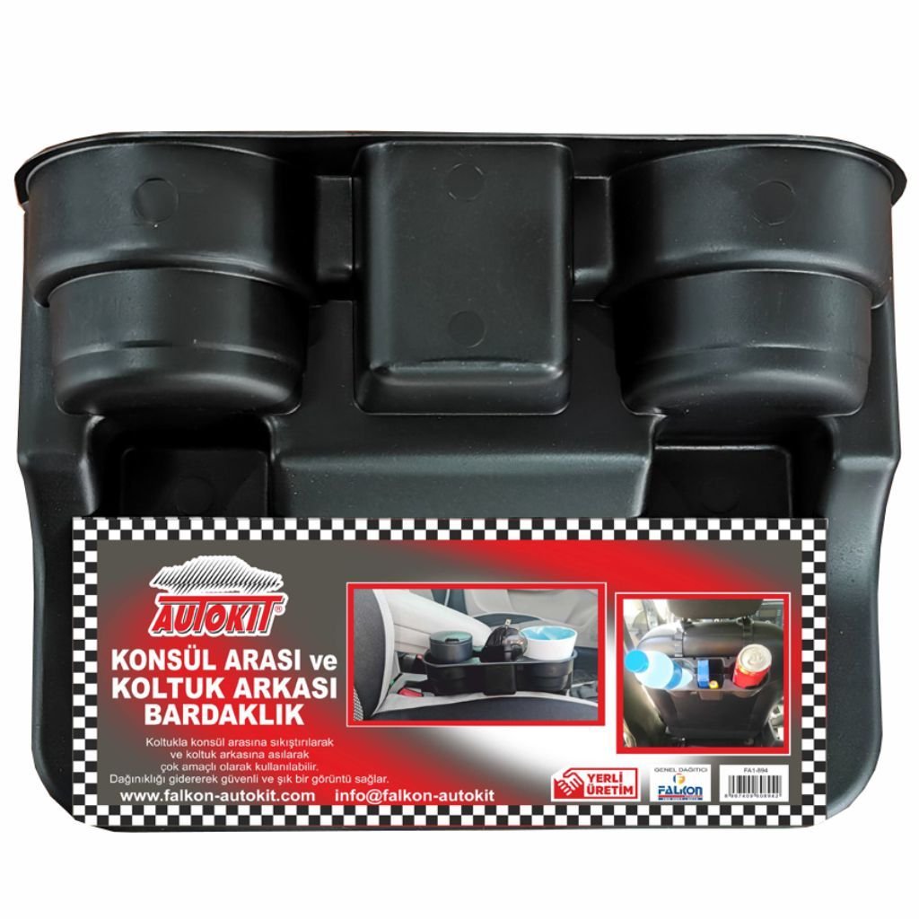 AUTOKIT KOLTUK ARKASI EŞYA VE TELEFON TUTUCU FA1-607