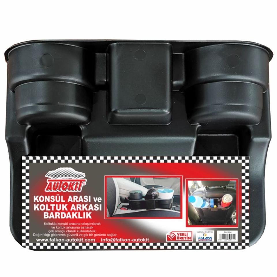 AUTOKIT KOLTUK ARKASI EŞYA VE TELEFON TUTUCU FA1-607
