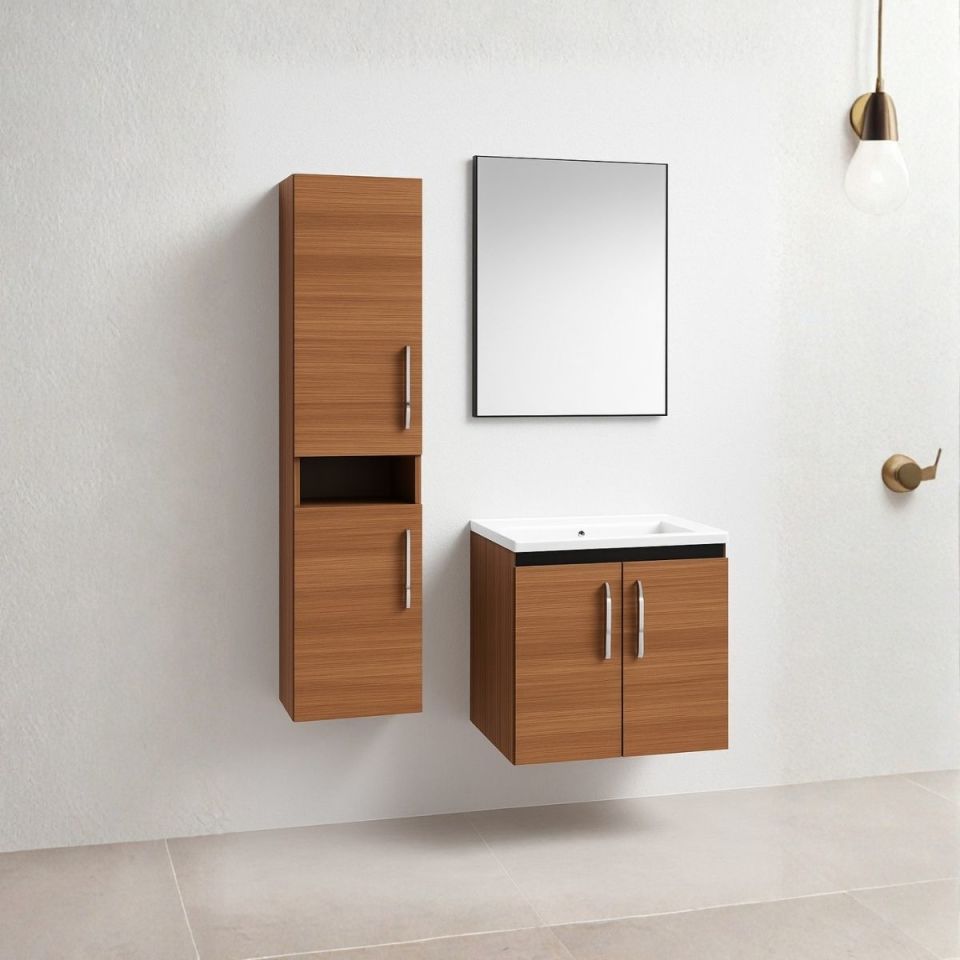 BANYO DOLABI 65 CM MARBELLA KİRAZ-CAPİCİNO