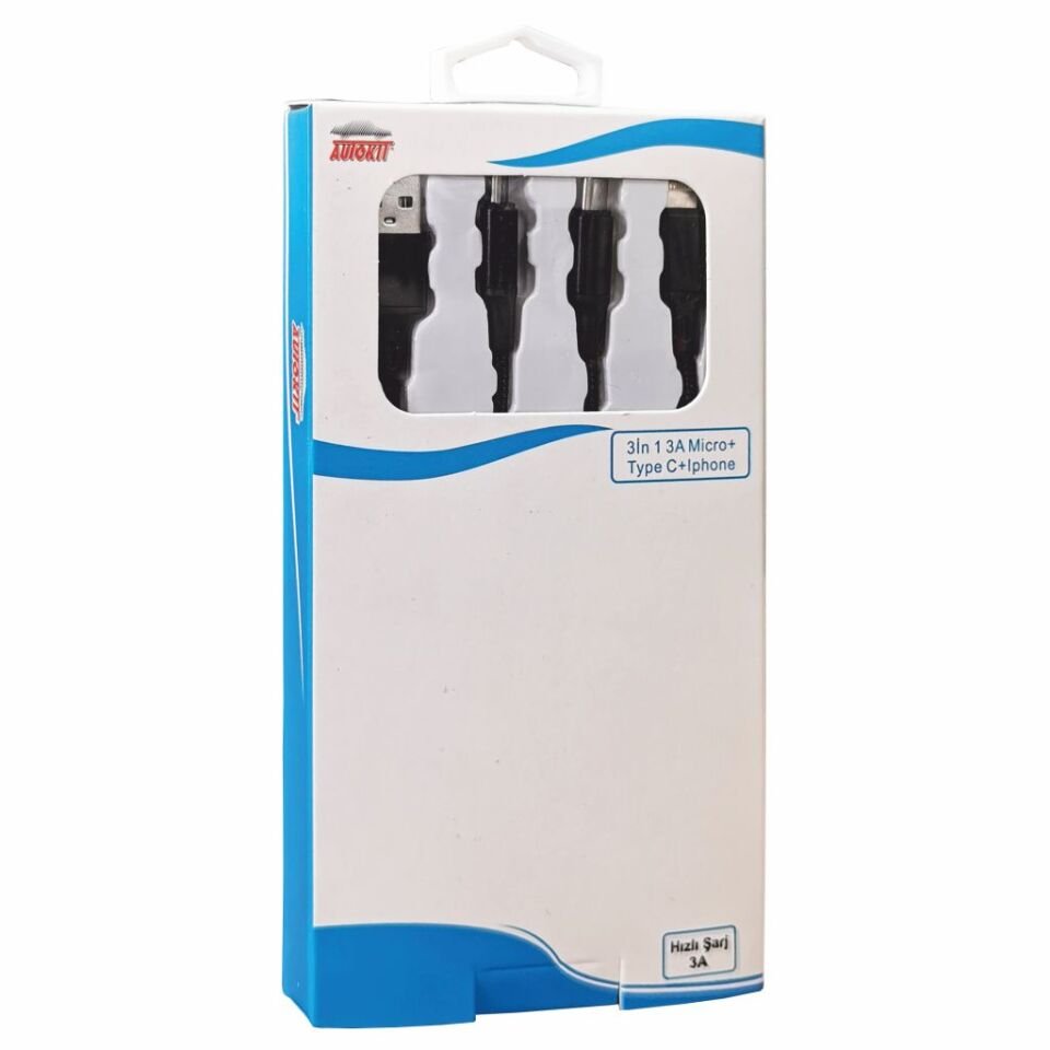 AUTOKIT ÇOKLU ŞARJ KABLOSU FA1-735