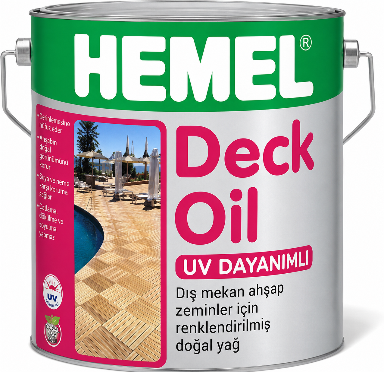 HEMEL PRİME DECK YAĞI ÇAM 2.5 LT