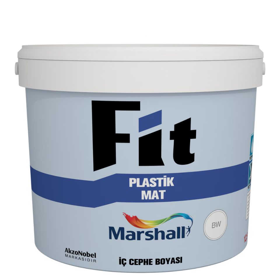 MARSHALL FIT PLASTİK MAT BW BAZ 7,5 L
