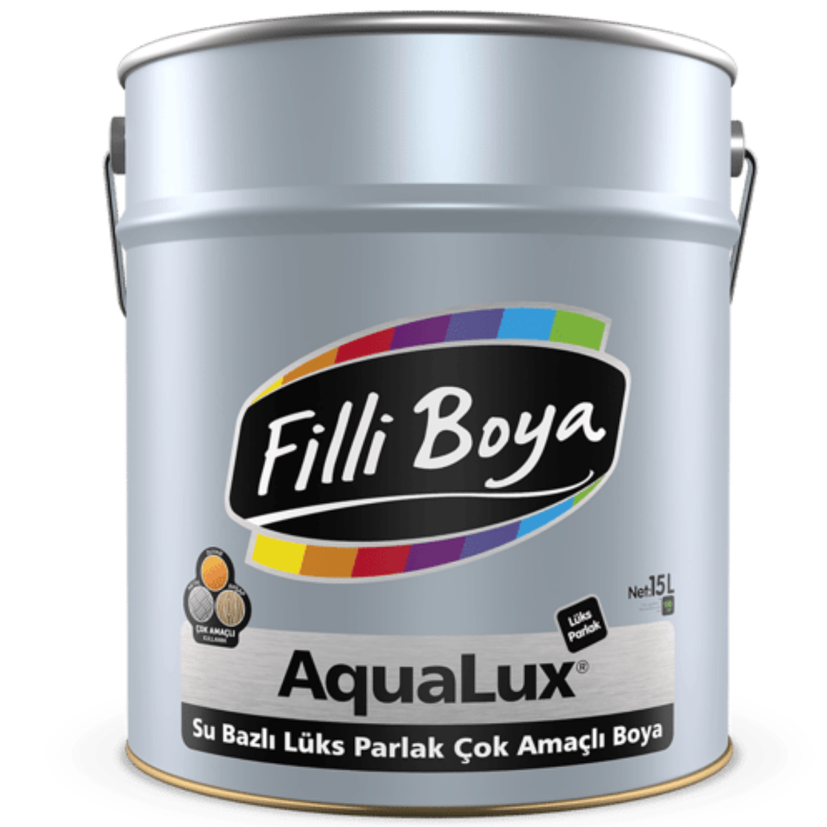 FİLLİ AQUALUX SU BAZLI BEYAZ 1 LT