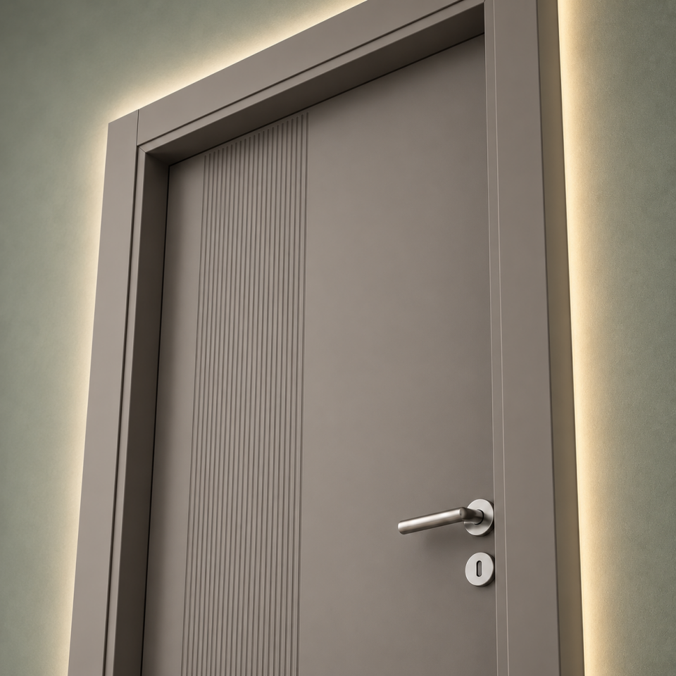 KAPI GK-5004 PVC KOYU GRİ
