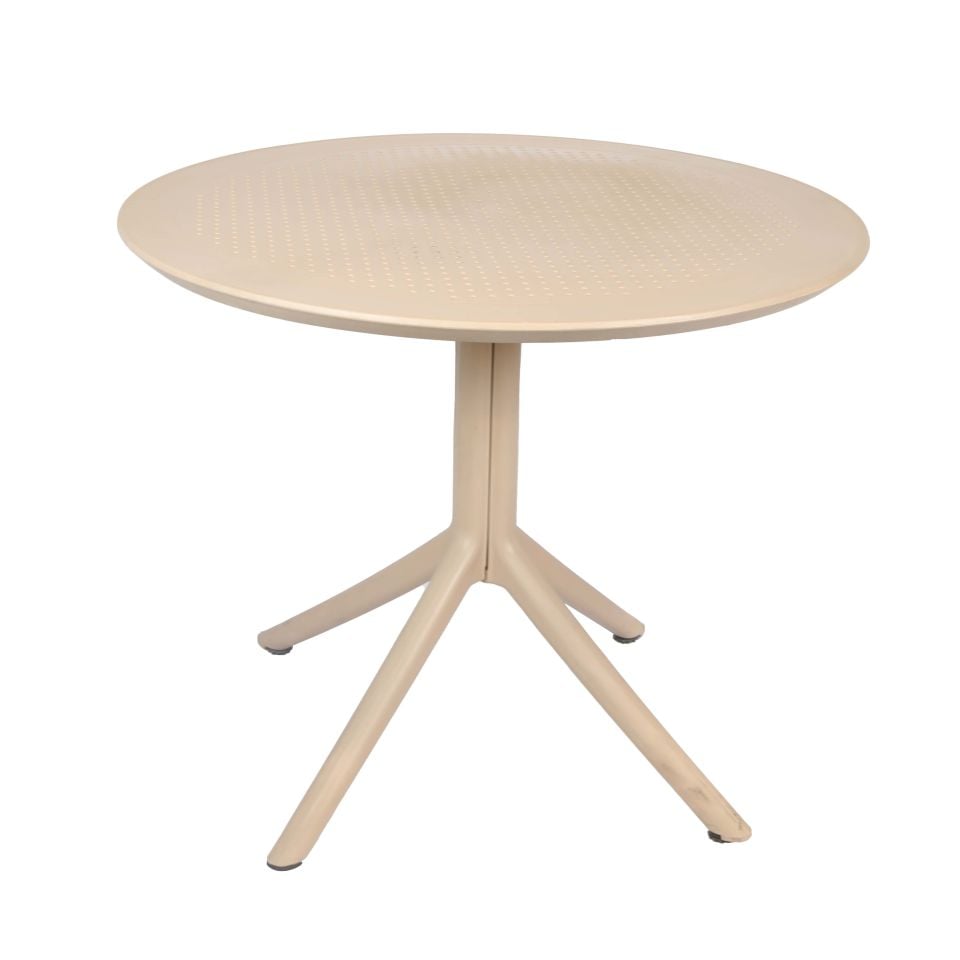 MASA 90 CM MARYA YUVARLAK CAMSIZ CAPPUCİNO