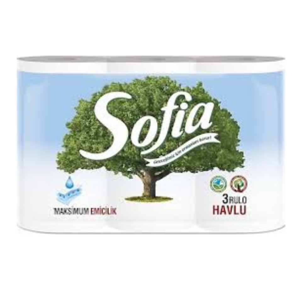 SOFİA HAVLU KAĞIT 3 LÜ