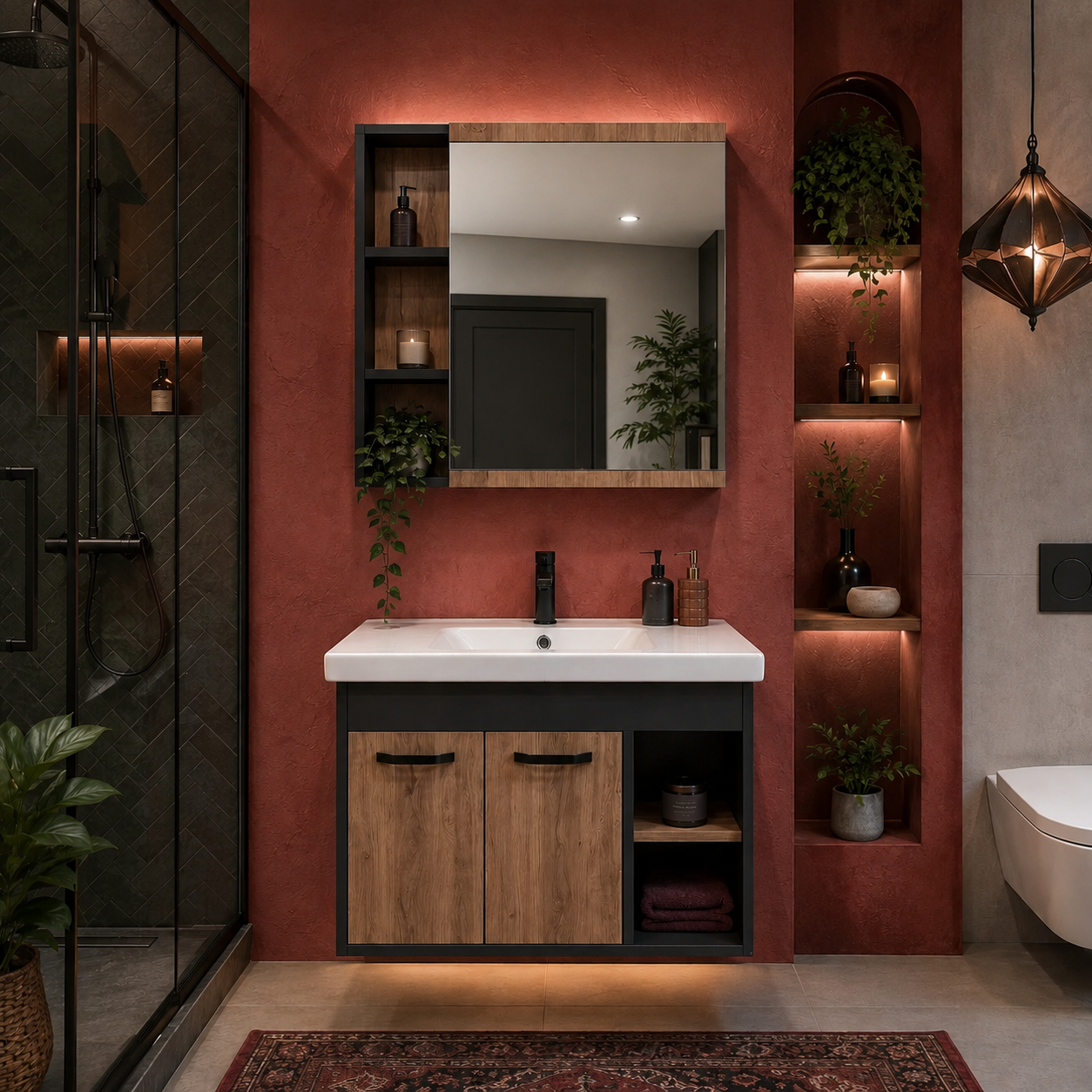 BANYO DOLABI 80 CM FALEZ REM