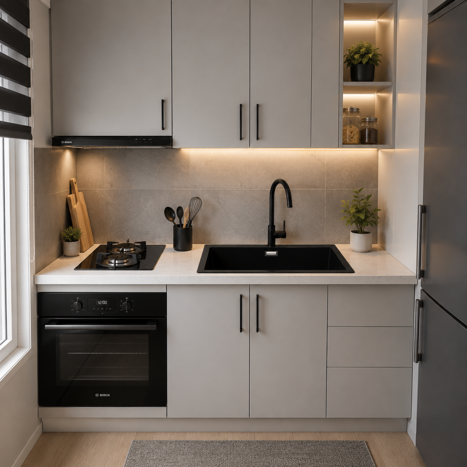 ÇELİK EVYE 55X40 SİYAH AS102