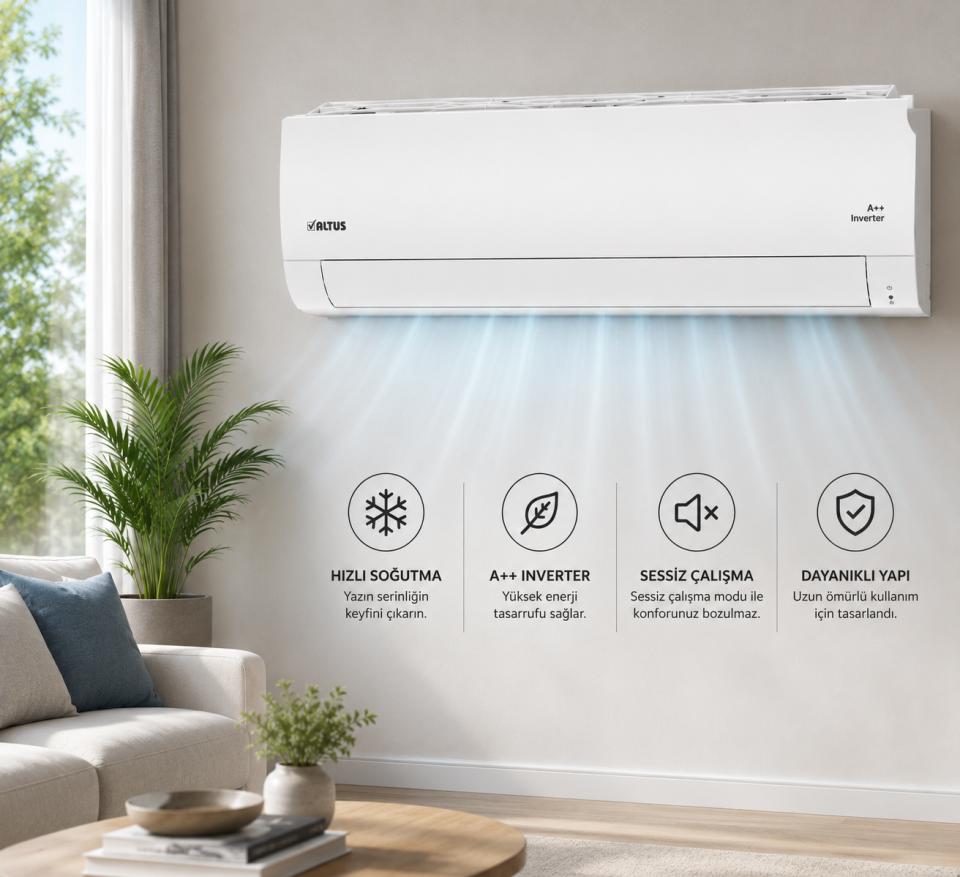 ALTUS ALK 1260 KLİMA 12000 BTU A++