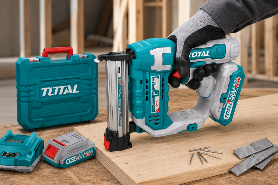 TOTAL LION AKÜLÜ ÇİVİ TABANCASI 40 MM TCNLI9008E