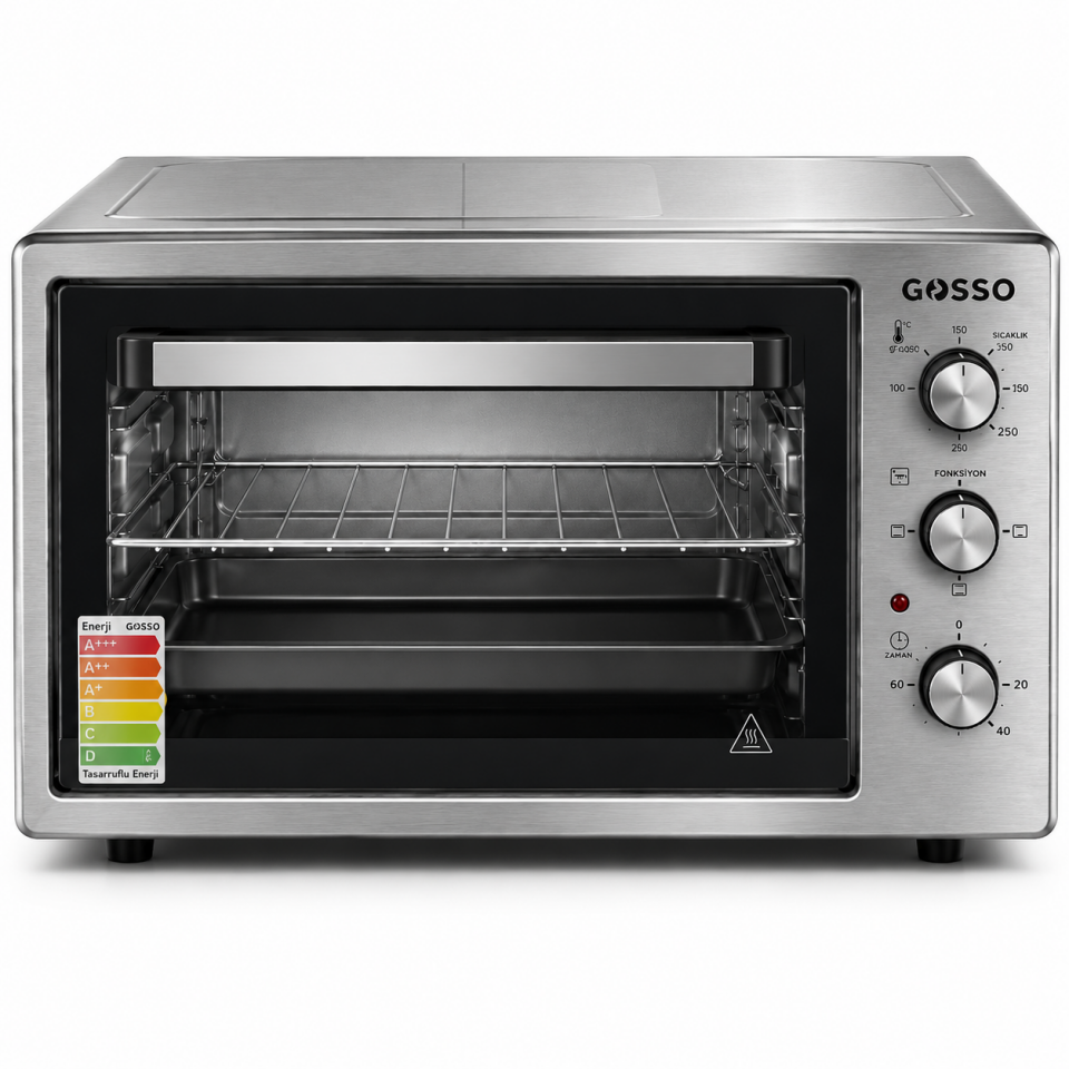 GOSSO MİNİ FIRIN İNOX 4050