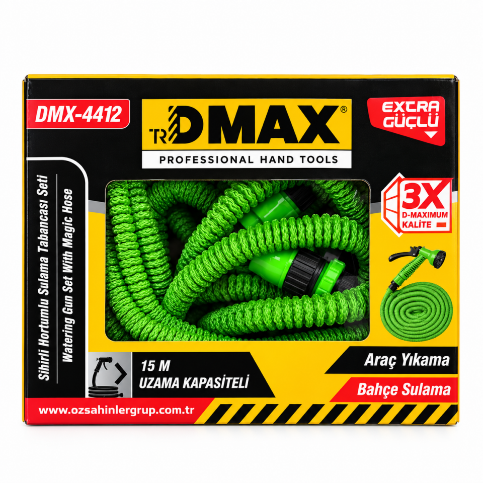 DMAX SİHİRLİ HORTUM SULAMA TABANCA SET DMX4412