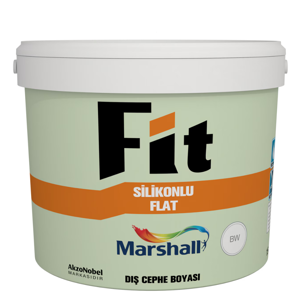 MARSHALL FIT SİLİKONLU FLAT BW BAZ 15 L