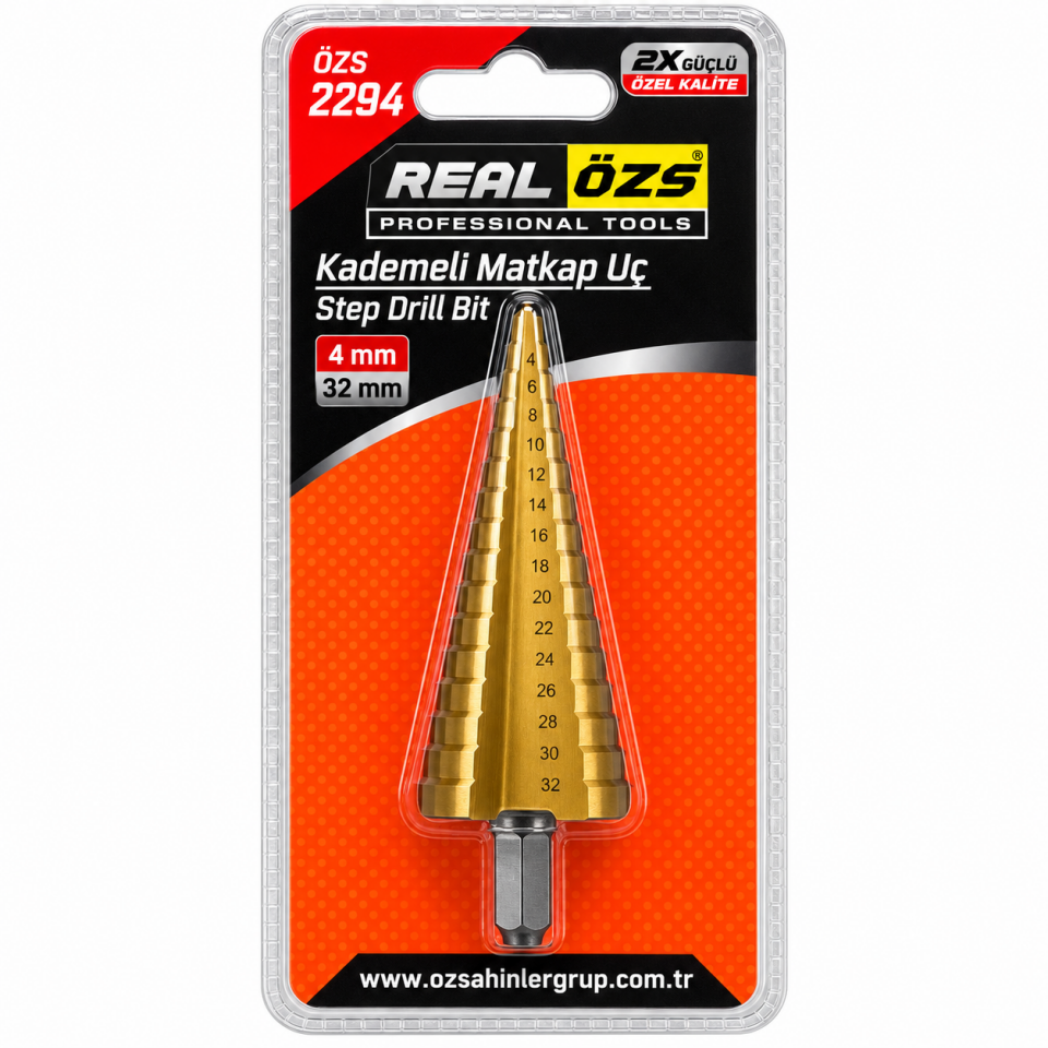 DMAX ÖZS MATKAP UCU KADEMELİ 4-32 MM ÖZS2294