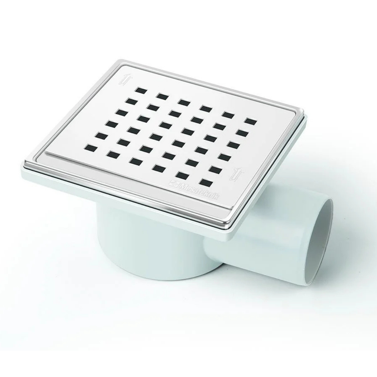 MESA YER SİFONU 12X12 SÜRMELİ 50 LİK YANDAN MTS 202