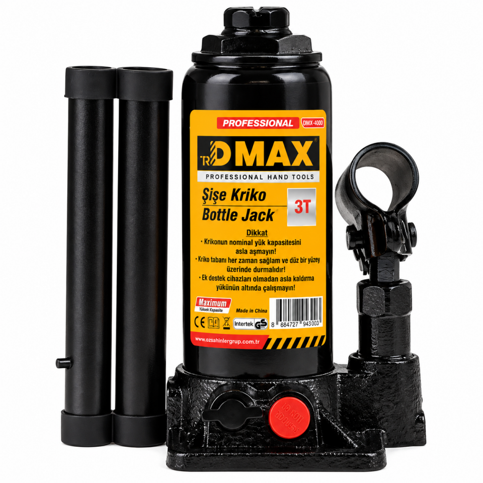 DMAX ŞİŞE KRİKO 3 TON DMX4100