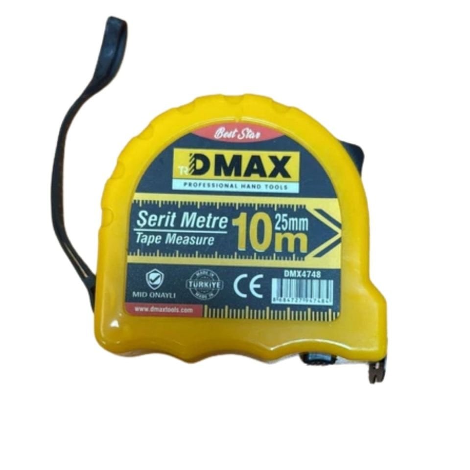DMAX ŞERİT METRE 10 MT DMX4748