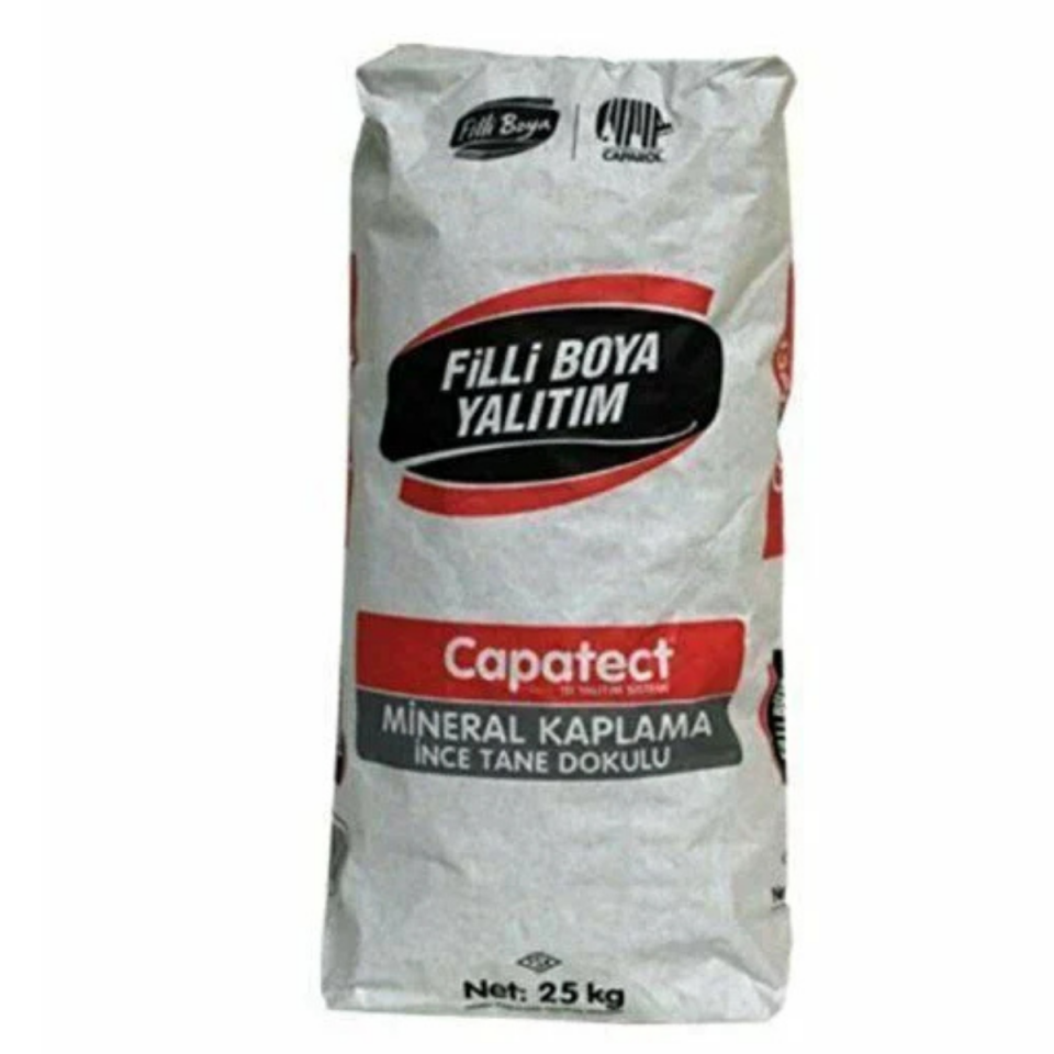 CAPATECT MİN.KAP.BEYAZ TANE DOKU 2 MM 25 KG
