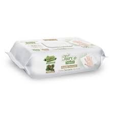 BABY TURCO YÜZEY TEMİZLİK HAVLUSU YEŞİL ÇAM 100 LÜ