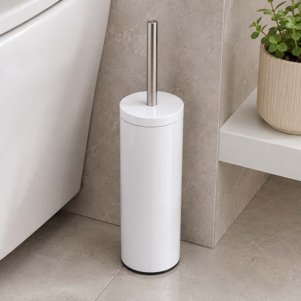 PRİMANOVA CİGO EKO.WC TUVALET FIRÇASI METAL BEYAZ M-E98-01