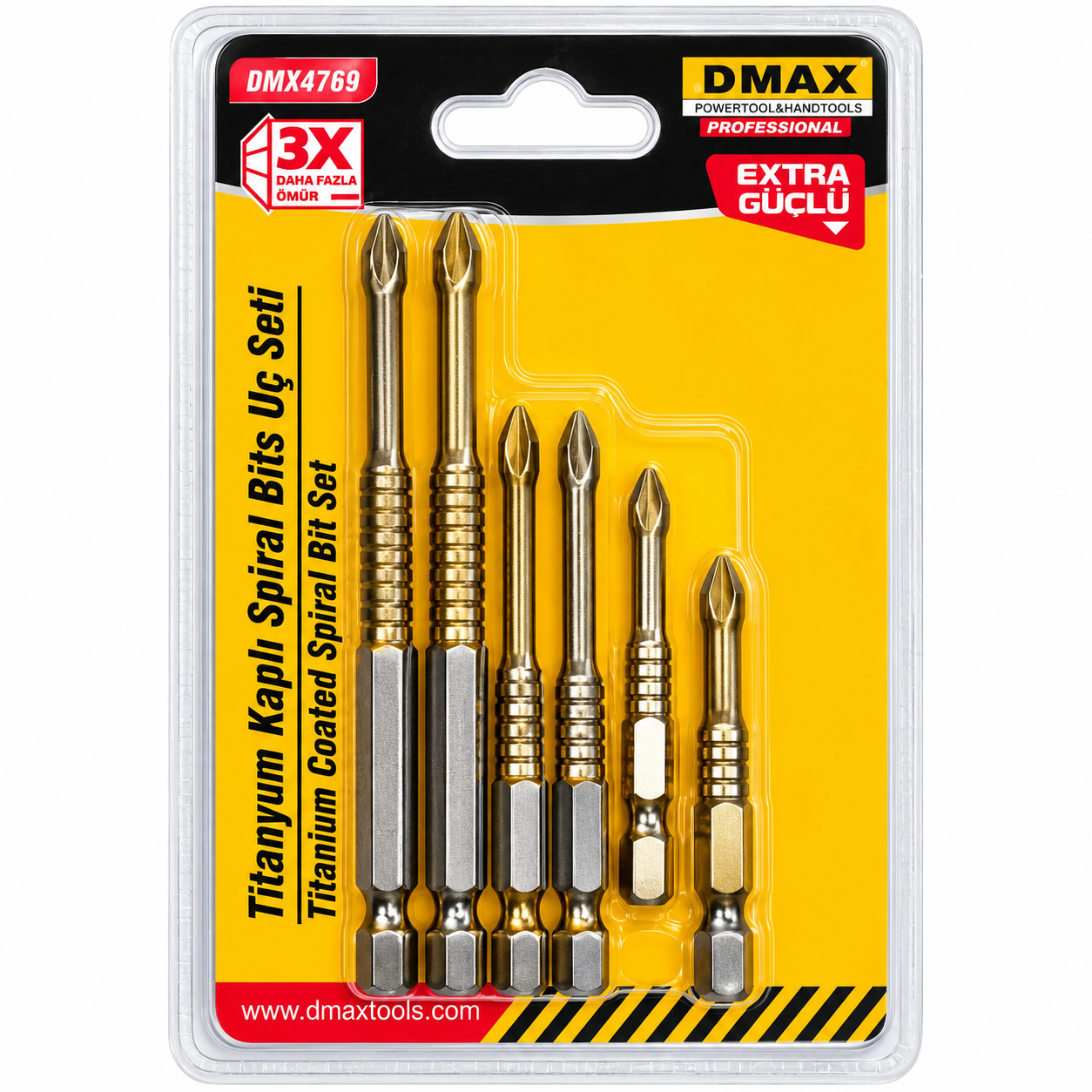DMAX TİTANYUM BİS UÇ SET 6 PRÇ DMX4769
