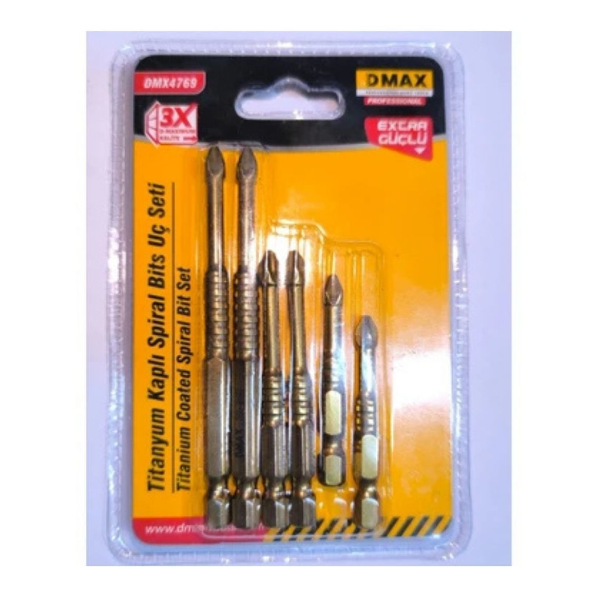 DMAX TİTANYUM BİS UÇ SET 6 PRÇ DMX4769
