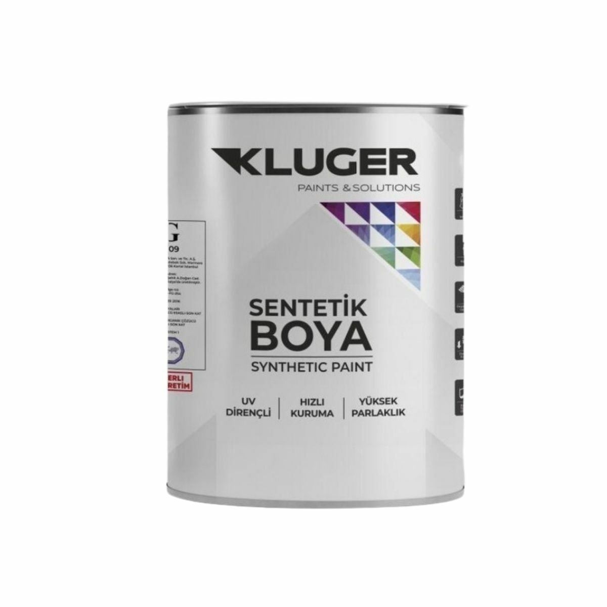 KLUGER SENTETİK BOYA SİYAH 0,75 KG