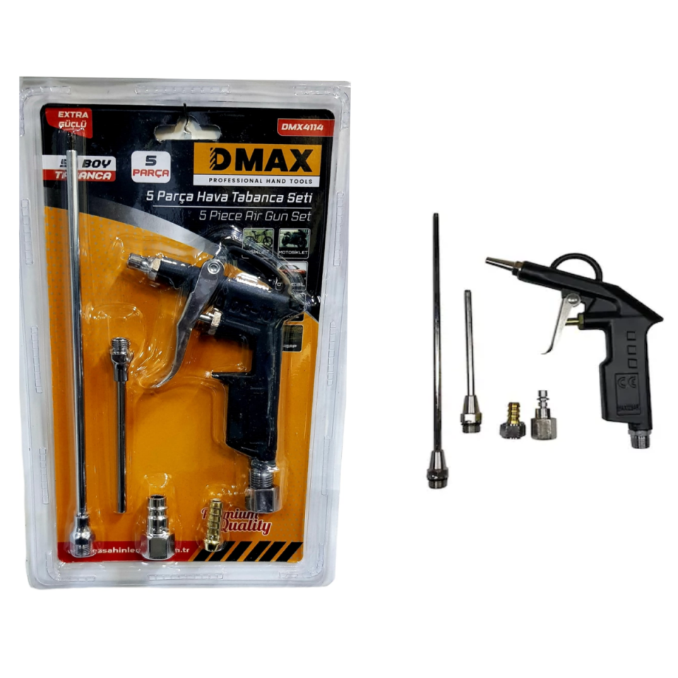 HAVA TABANCASI SETİ 5 PARÇA