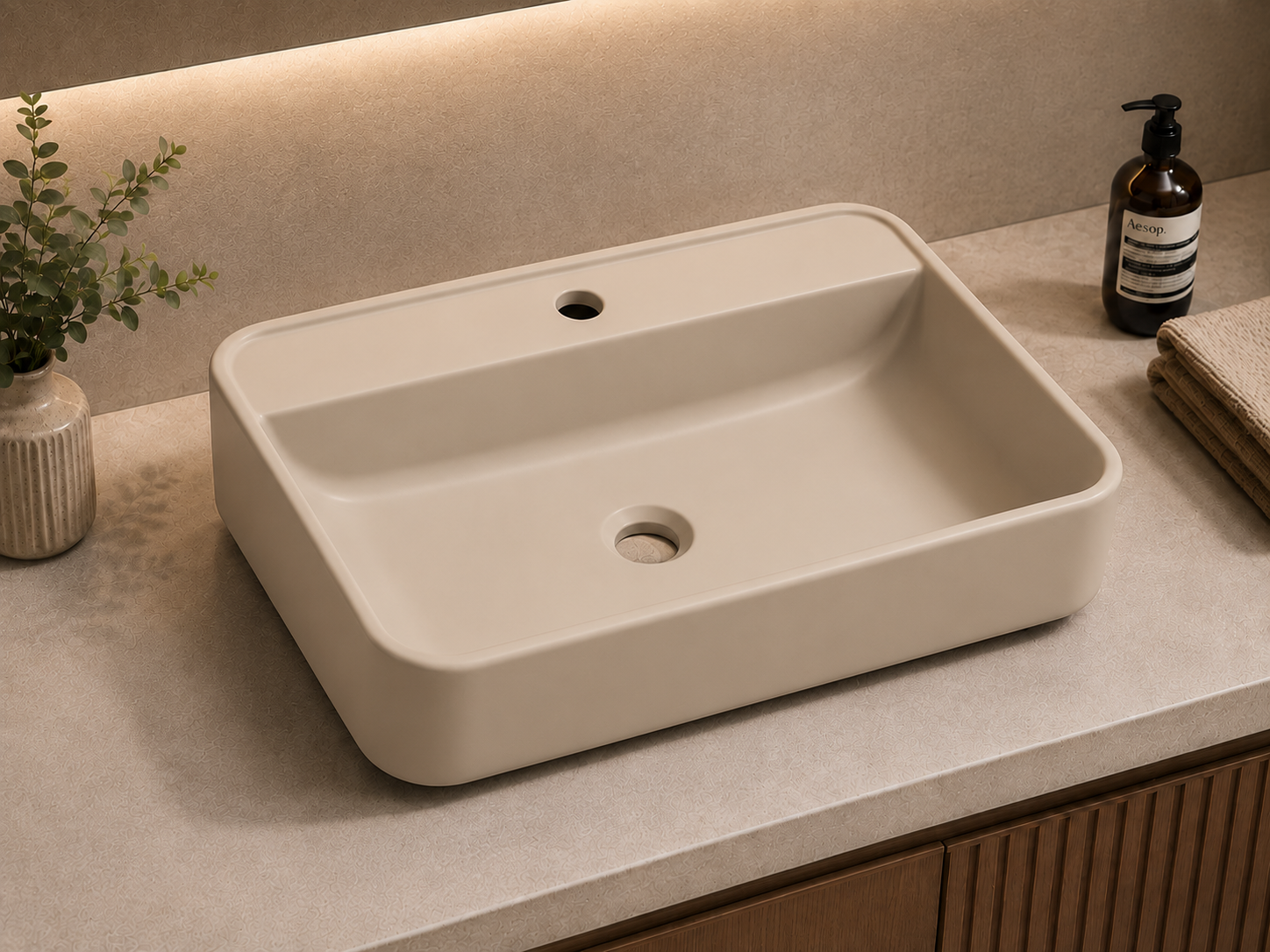 LAVABO 60 CM VERO MAT LATTE LUCCO 613059-114