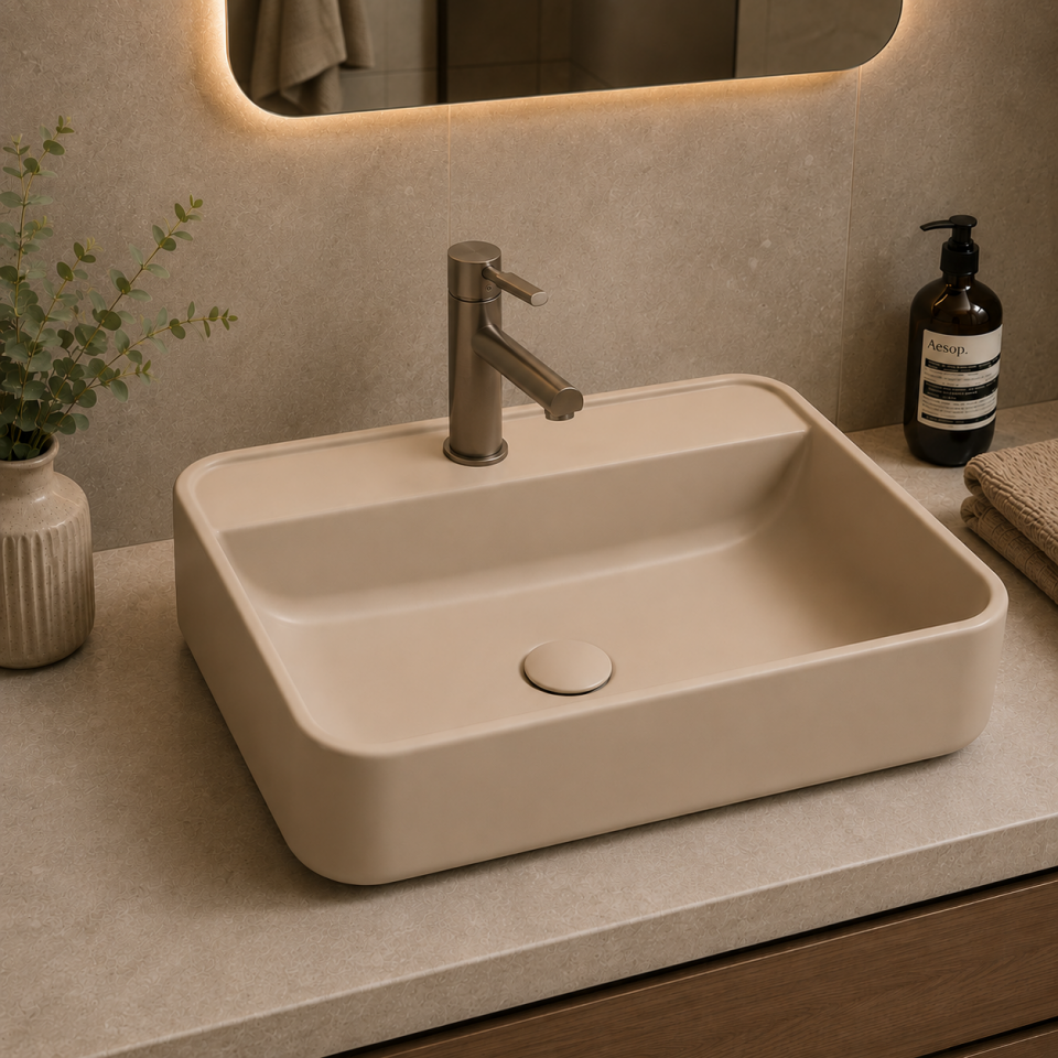 LAVABO 60 CM VERO MAT LATTE LUCCO 613059-114