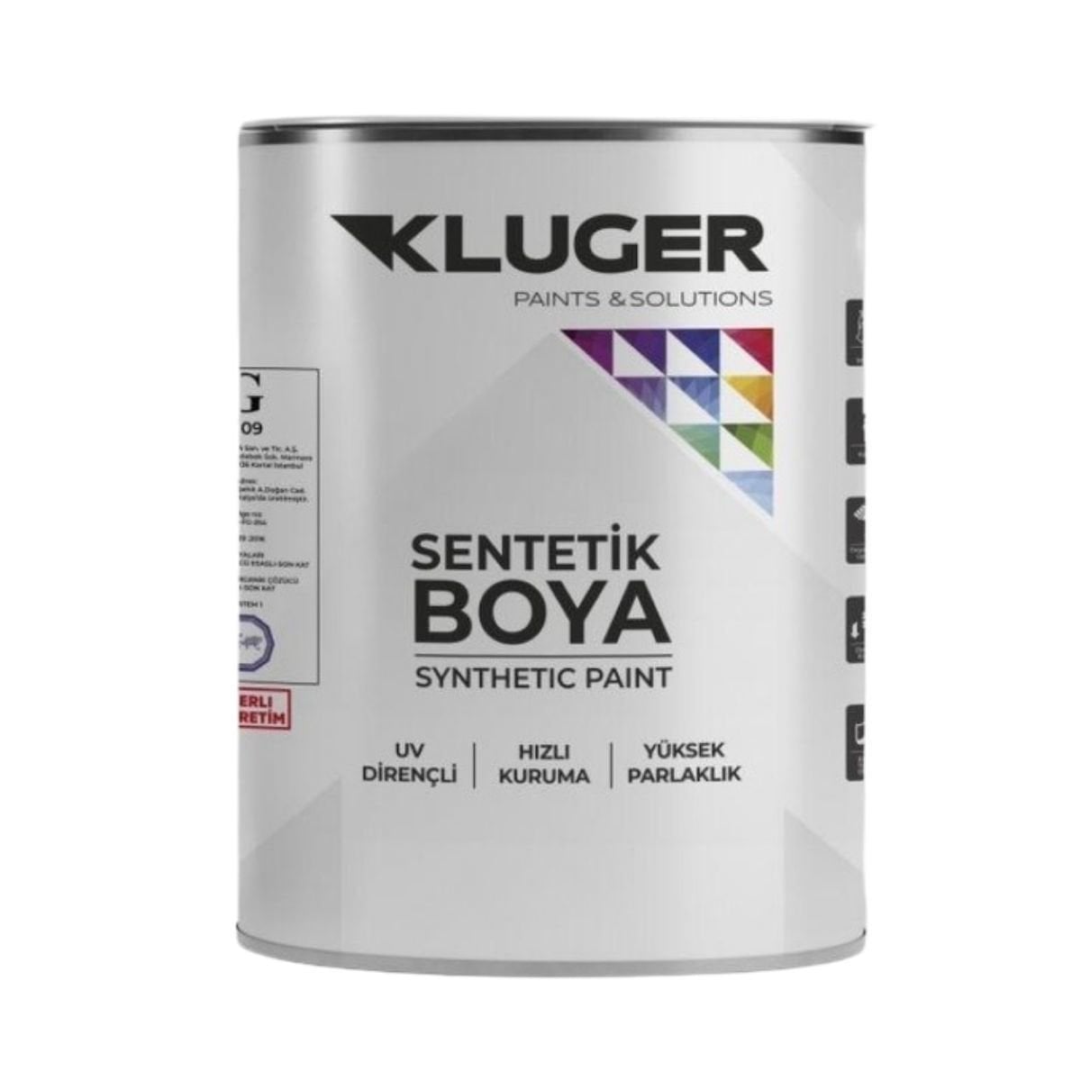 KLUGER SENTETİK BOYA BEYAZ 2,5 KG