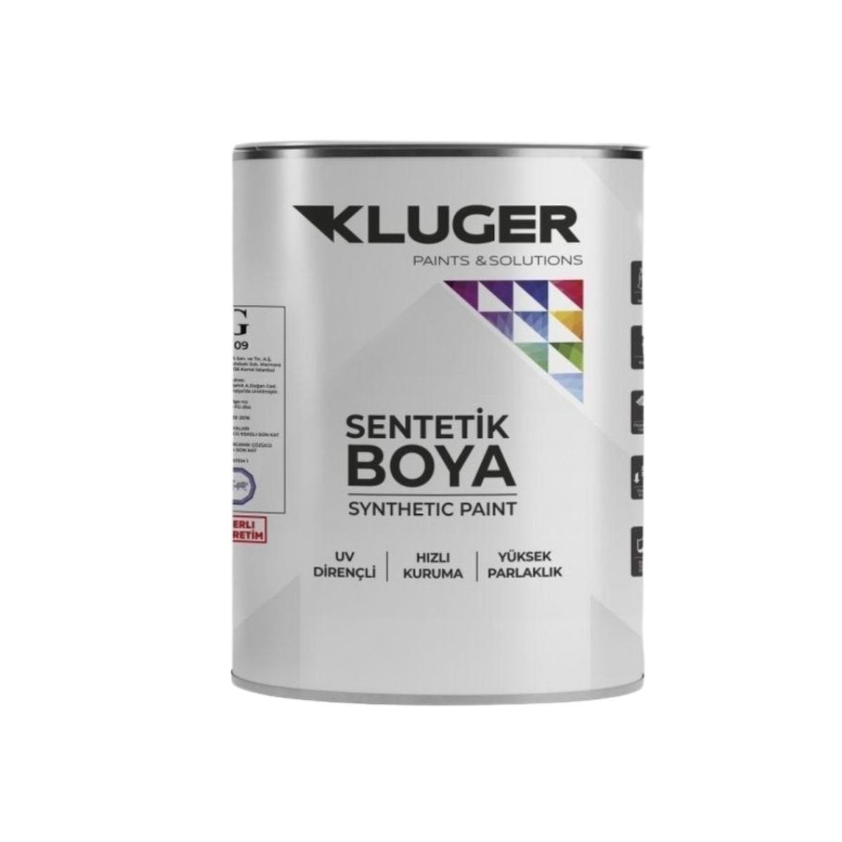 KLUGER SENTETİK BOYA SİYAH 2,5 KG
