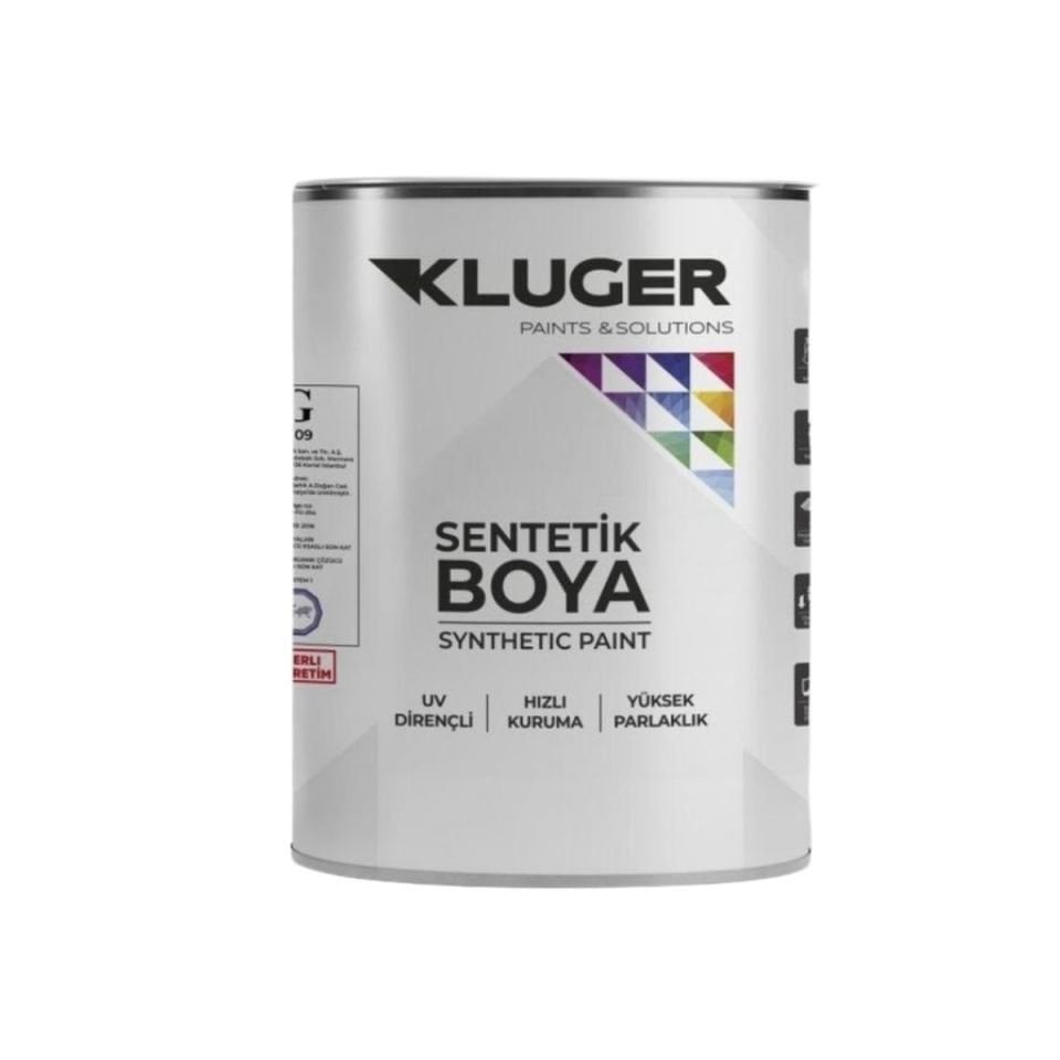 KLUGER SENTETİK BOYA SİYAH 2,5 KG
