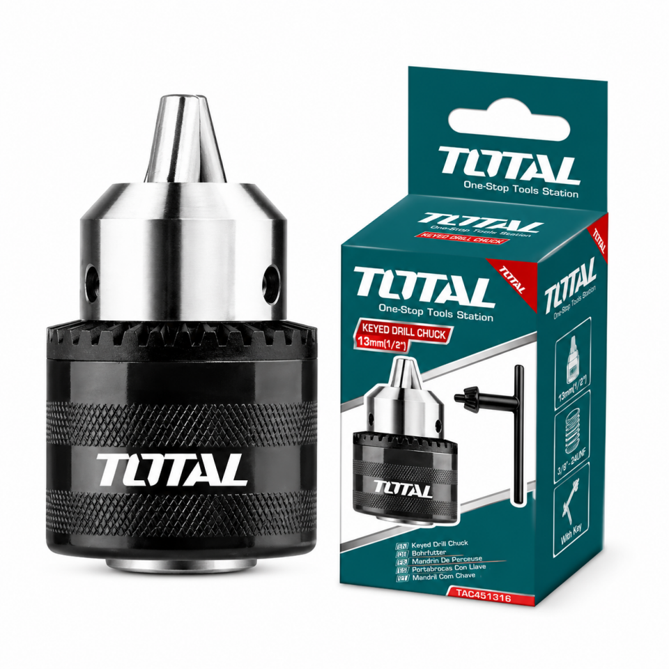 TOTAL 1/2 MANDREN ANAHTARLI 13 MM TAC451301