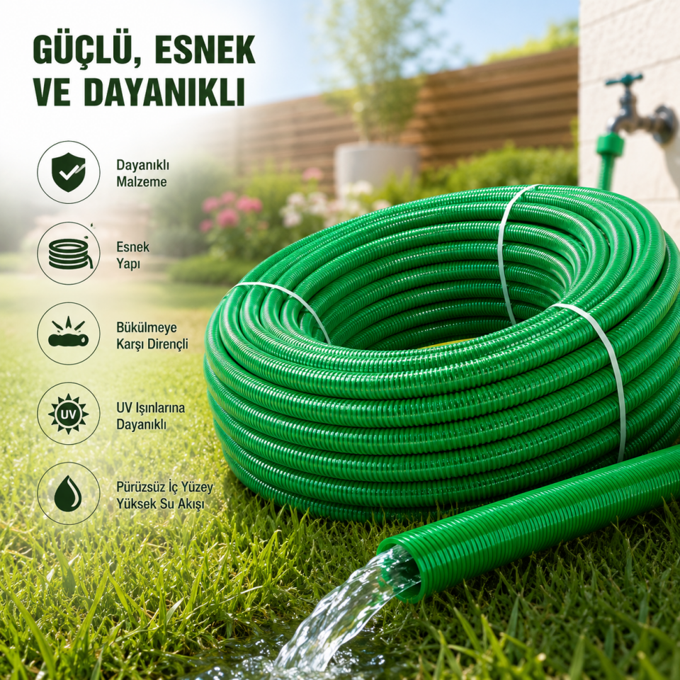 GÜVEN PLASTİK 3/4 GARDEN HORTUM 50 MT