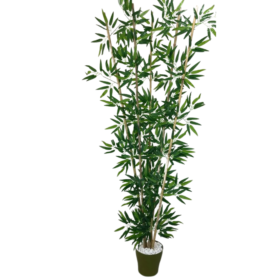 BAMBU YAPAY YAPRAKLI DEKORATİF ÇUBUK 180 CM YP-16-180