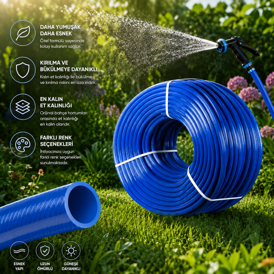 GÜVEN PLASTİK 1/2 GARDEN HORTUM 30 MT